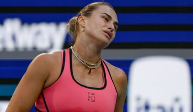 Aryna Sabalenka performs sharp U-turn after 'going crazy' on court | Tennis | Sport