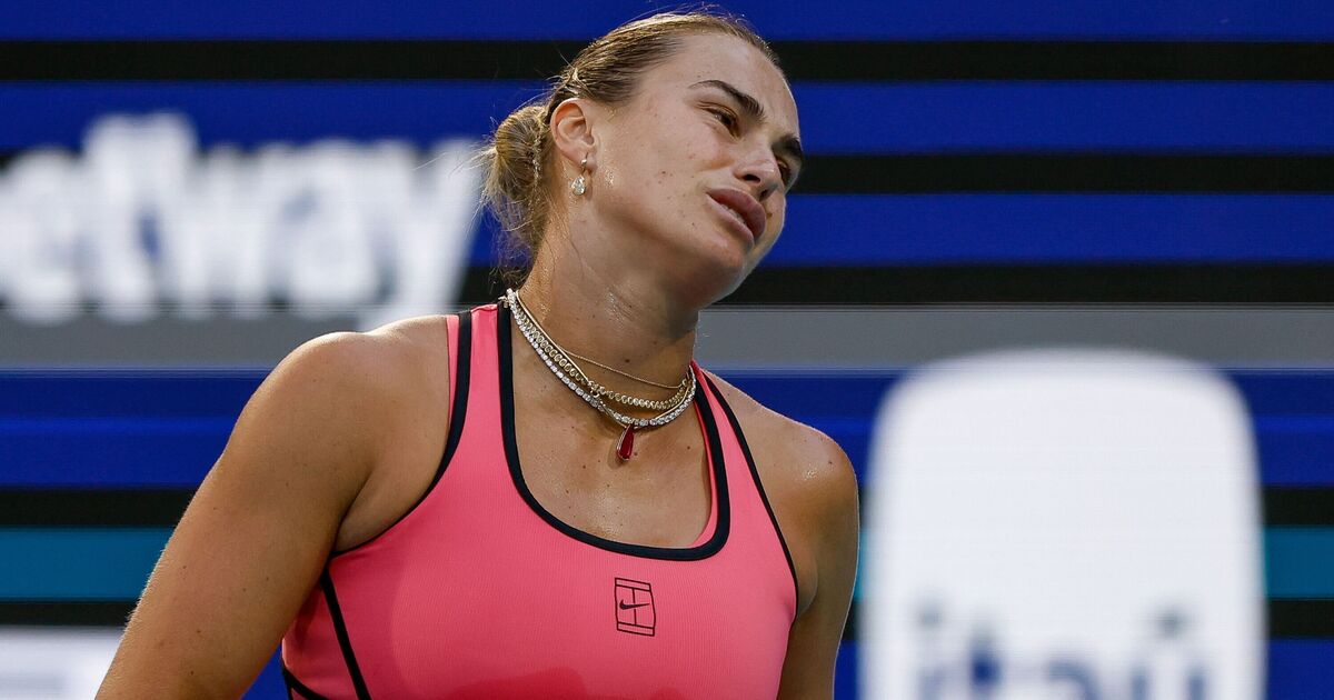 Aryna Sabalenka performs sharp U-turn after 'going crazy' on court | Tennis | Sport