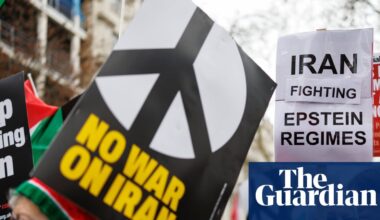 Thousands march on US embassy in London calling for end of strikes in Iran | Protest