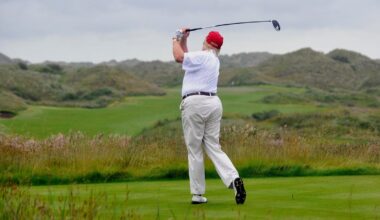 US Taxpayers’ Tab For Trump’s Golf Habit Crosses $100 Million