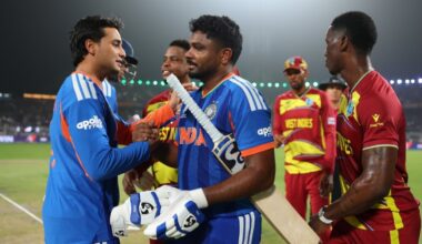 वेस्टइंडीज के खिलाफ संजू सैमसन ने खेली 97 रनों की तूफानी पारी (Photo: BCCI)