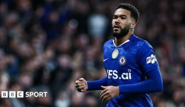 Reece James in action for Chelsea