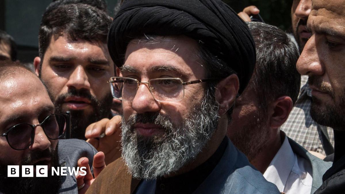 Mojtaba Khamenei at the annual Quds Day rally in Tehran, Iran, on 31 May 2019