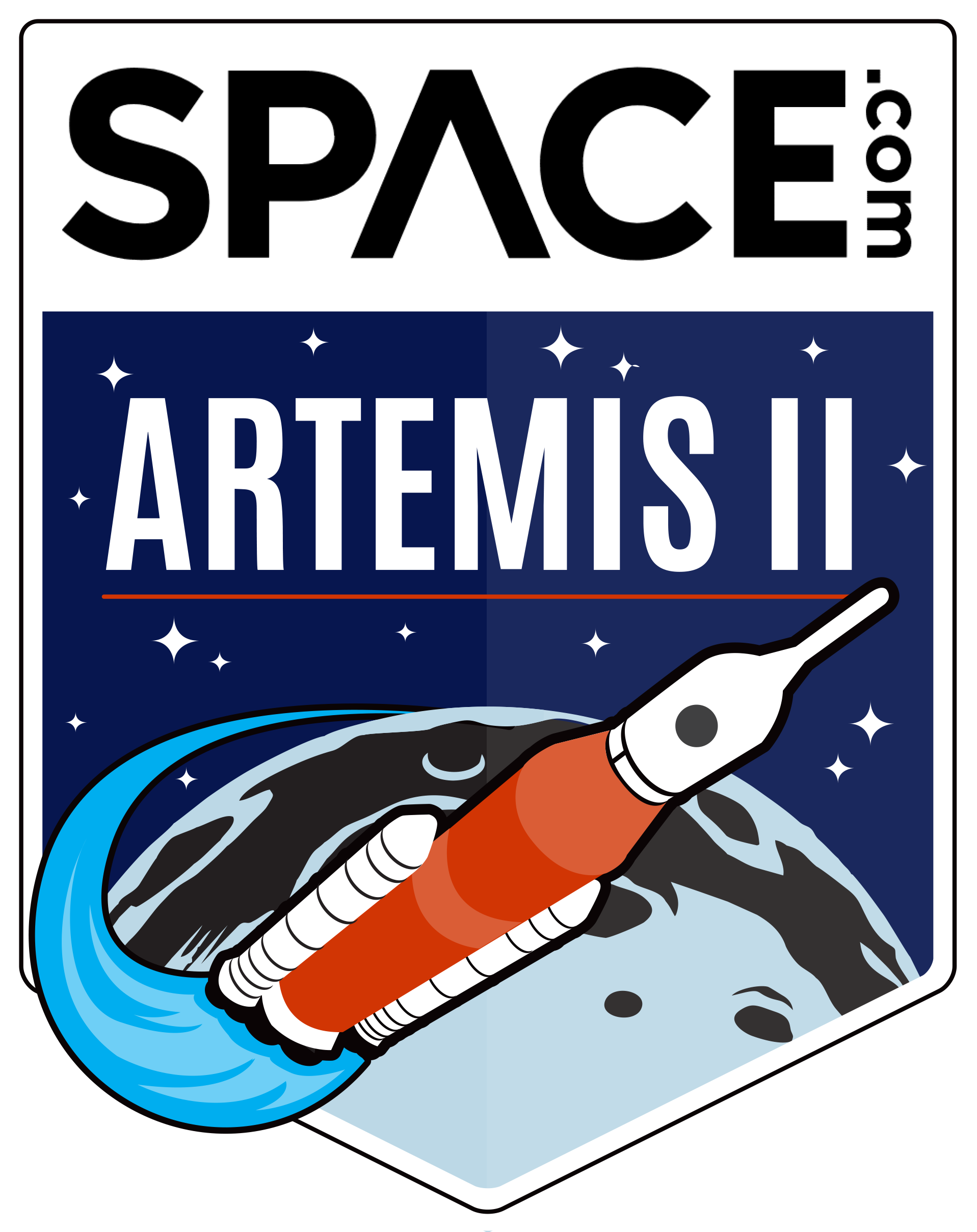 artemis 2 mission badge