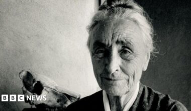 A photogravure print by O'Keeffe. It is made up of a flowing curved shape, with different shades of charcoal defining its form.