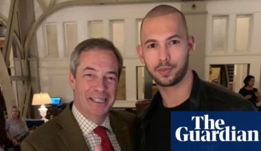 Reform insiders fear links to extreme figures such as Andrew Tate will scare off voters | Reform UK