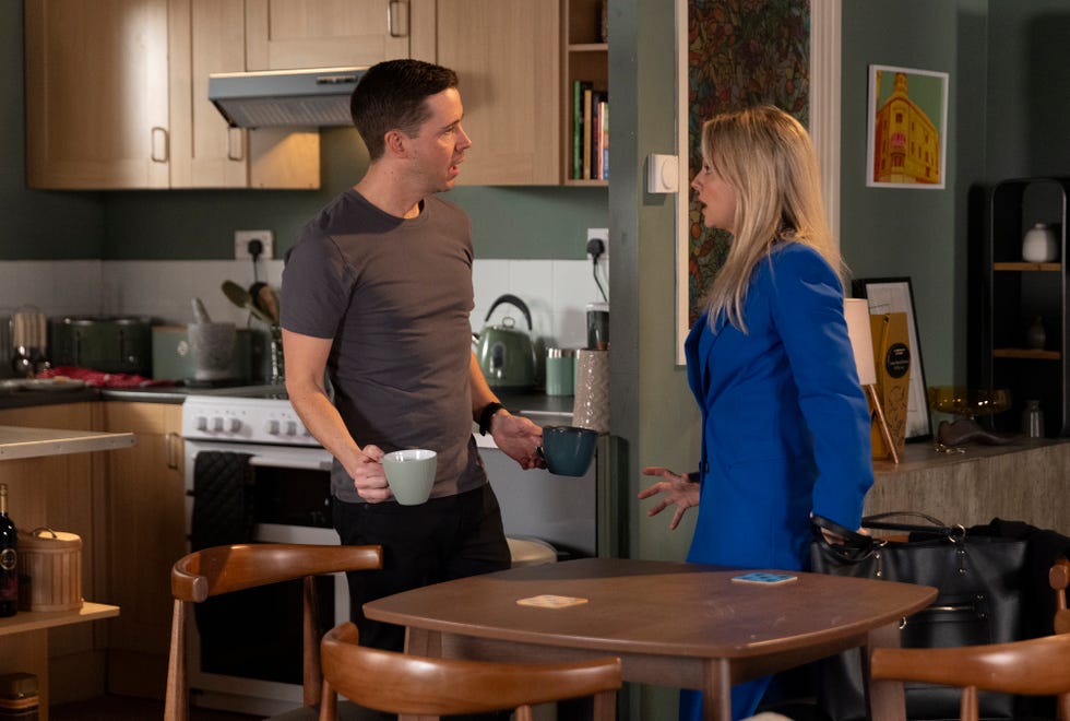 Todd Grimshaw, Sarah Barlow, Coronation Street todd grimshaw, sarah barlow, coronation street