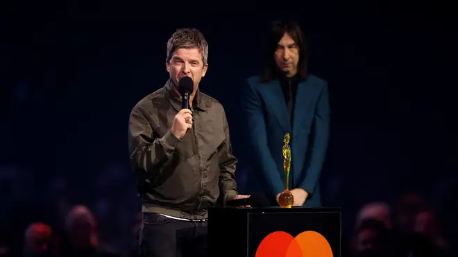 Noel Gallagher receives Songwriter of the Year at The BRIT Awards 2026