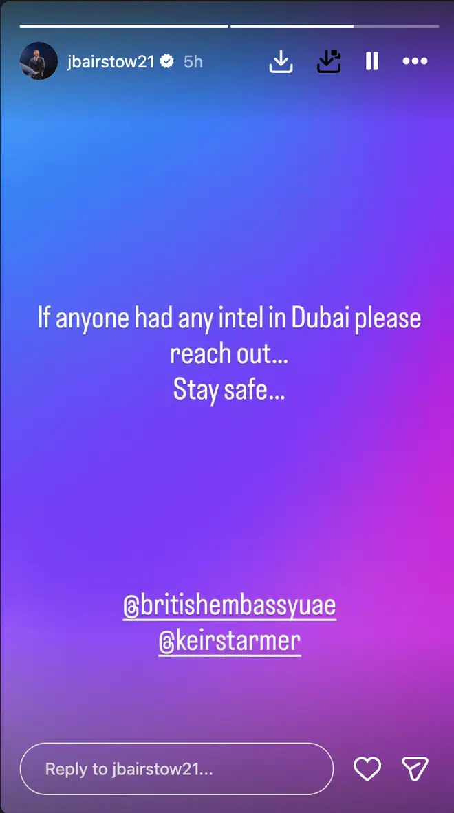 Taking to social media on Sunday, Bairstow asked for help in assisting the stricken Lions squad.