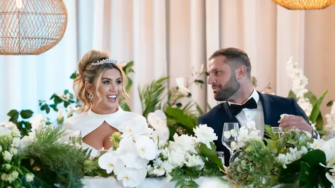 MAFS couple Gia and Scott hit it off on their wedding day
