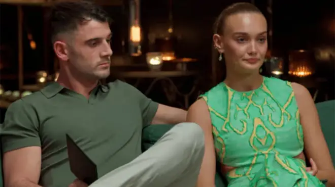 MAFS couple Brook and Chris began struggling during the experiement