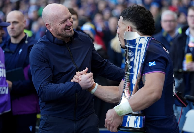 Scotland have made a giant leap under Gregor Townsend. Photograph: Andrew Milligan/PA Wire