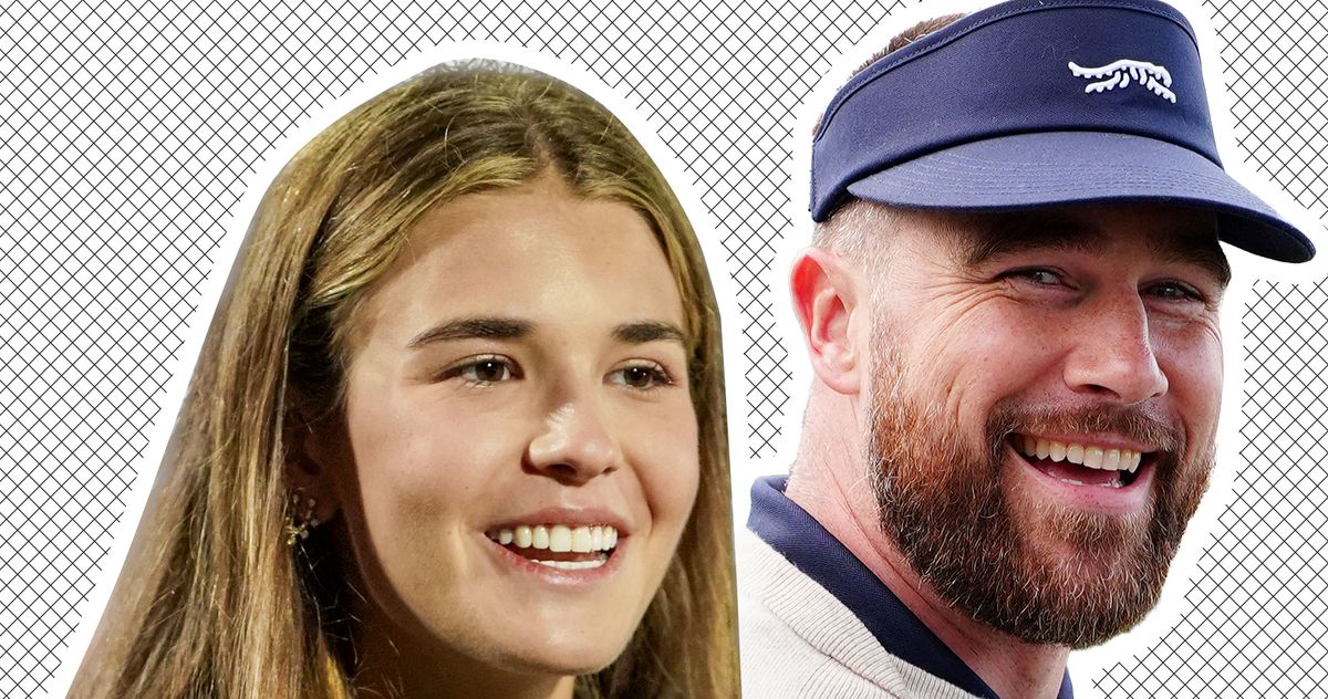 Travis Kelce and Kai Trump Were Chatting at a TGL Golf Event