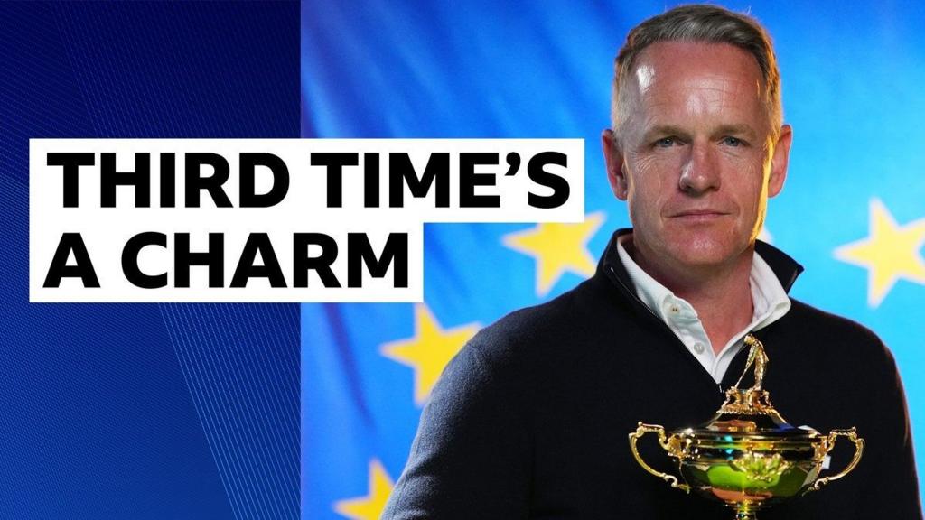 Europe Ryder Cup captain Luke Donald