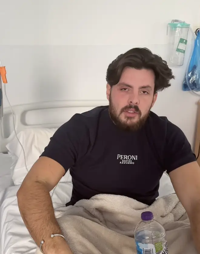 Jordan Brook has revealed he has viral meningitis and encephalitis