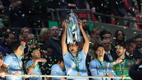 Guardiola and Arteta react to Manchester City's 2-0 win over Arsenal in Carabao Cup final – video