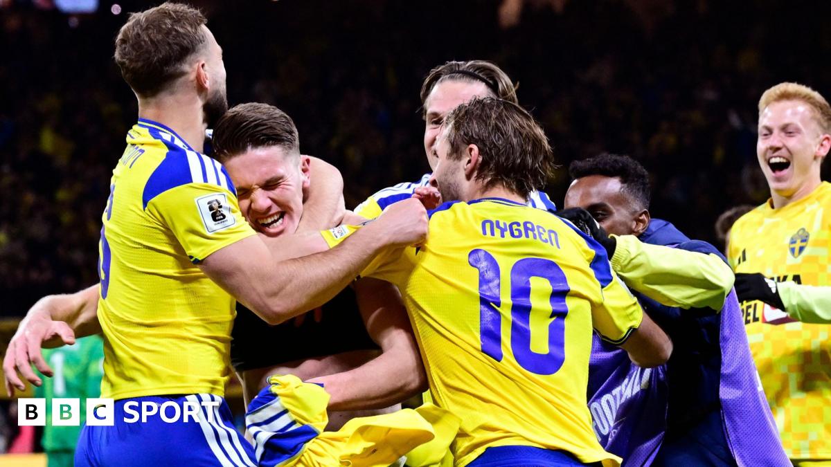 Sweden 3-2 Poland: Viktor Gyokeres winner fires Graham Potter's side to World Cup