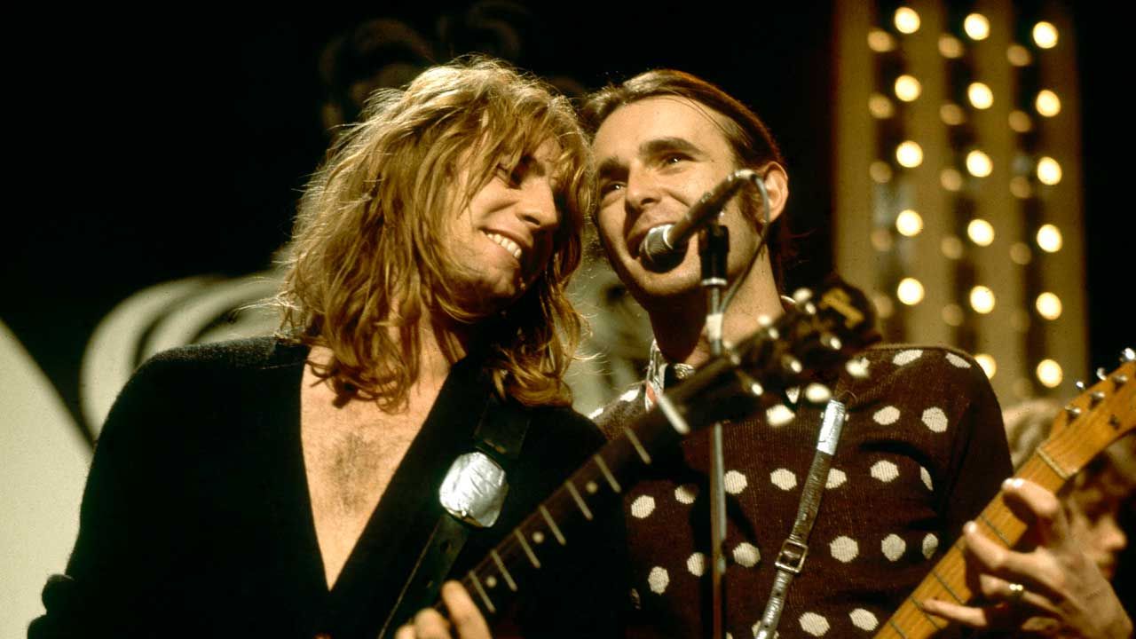 Rick Parfitt and Francis Rossi on Top Of The Pops, October 1973