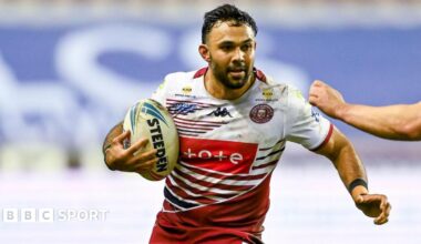 Bevan French in action for Wigan Warriors this season