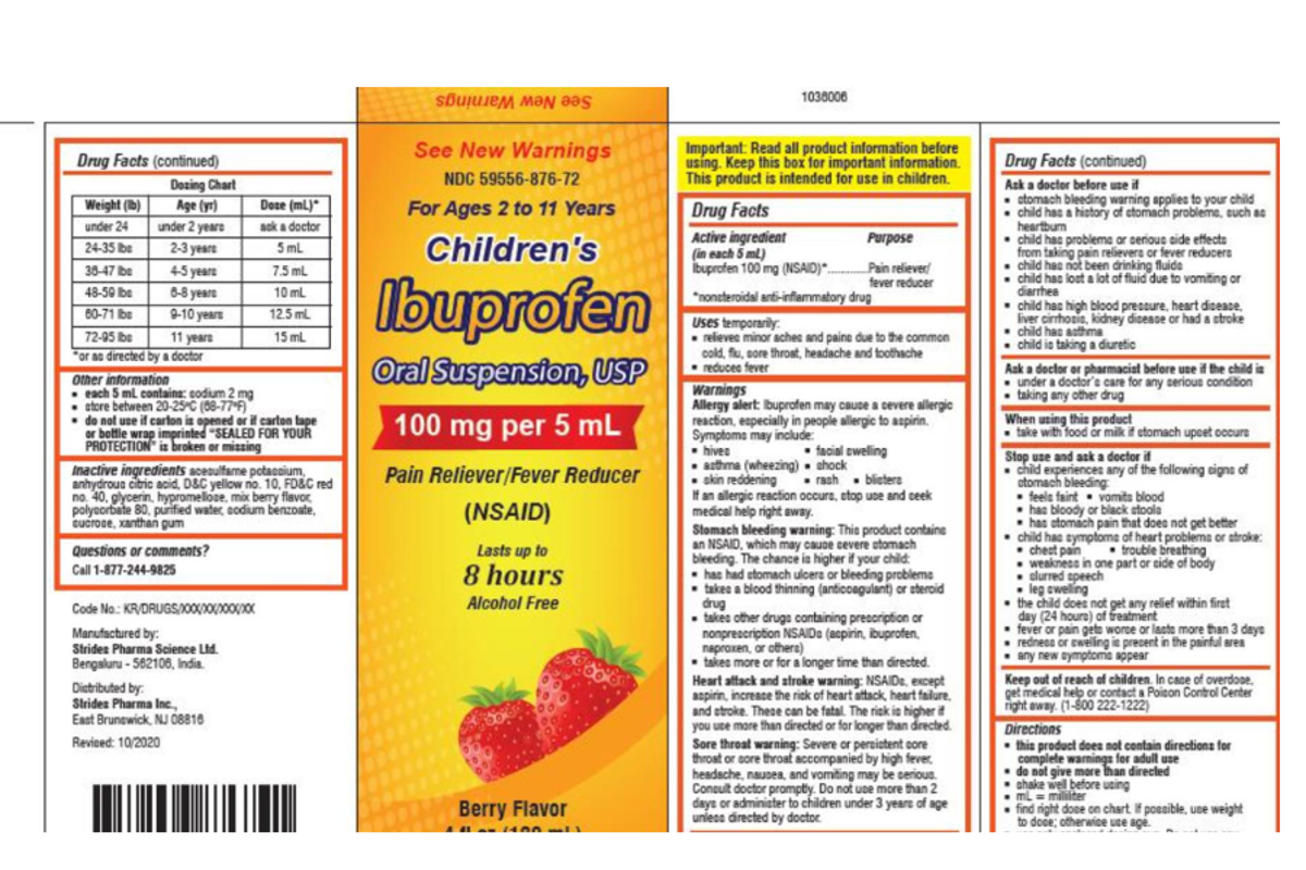 Strides Pharma recalls children’s ibuprofen over ‘foreign substance’