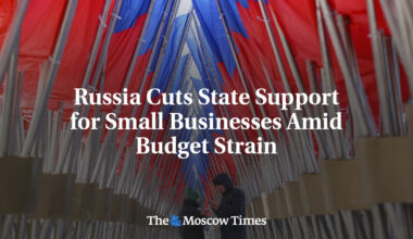 Russia Cuts State Support for Small Businesses Amid Budget Strain