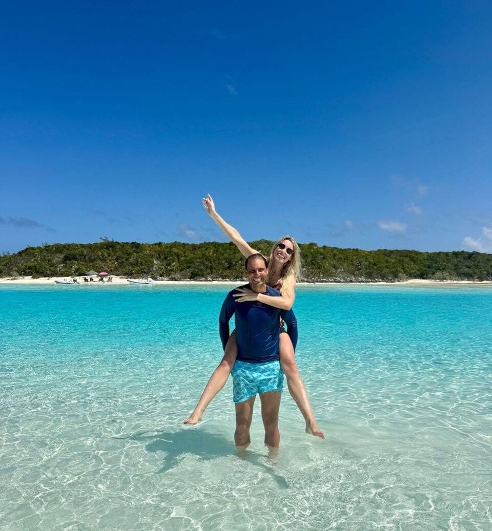 Nadal shared numerous photos showcasing the stunning destination