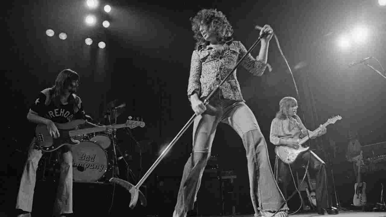 Bad Company performing onstage in 1974