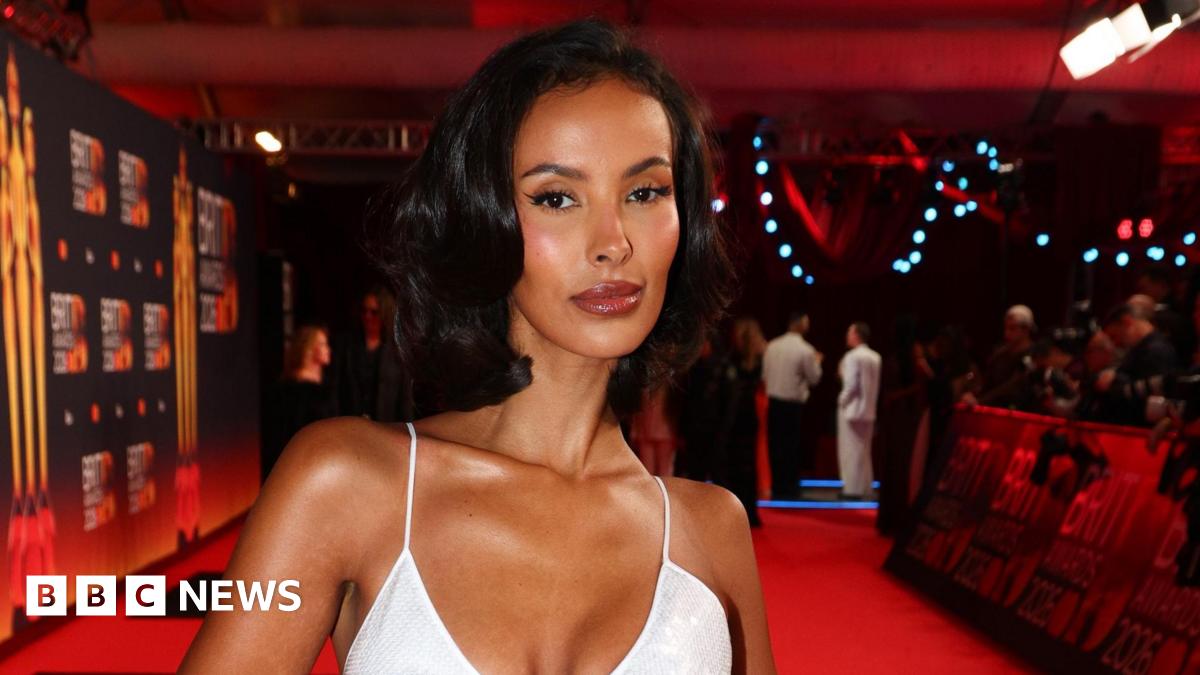 Picture of Maya Jama on the Brit Awards red carpet in March 2026