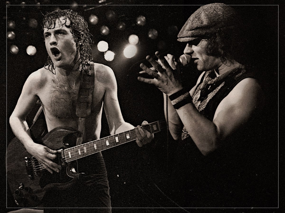 The classic rock band AC/DC hailed as "our gods"