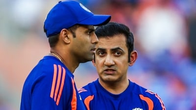 India's head coach Gautam Gambhir and skipper Suryakumar Yadav defended the T20 World Cup title. (Sportz Asia)