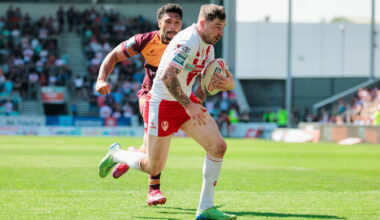 St Helens coach provides Mark Percival update as forward duo on brink of return