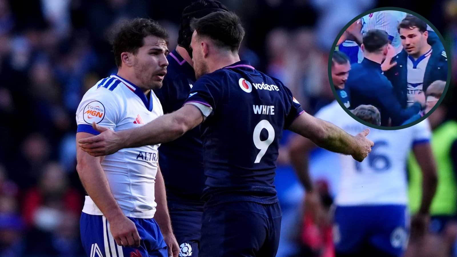 New footage emerges on Antoine Dupont-Ben White spat