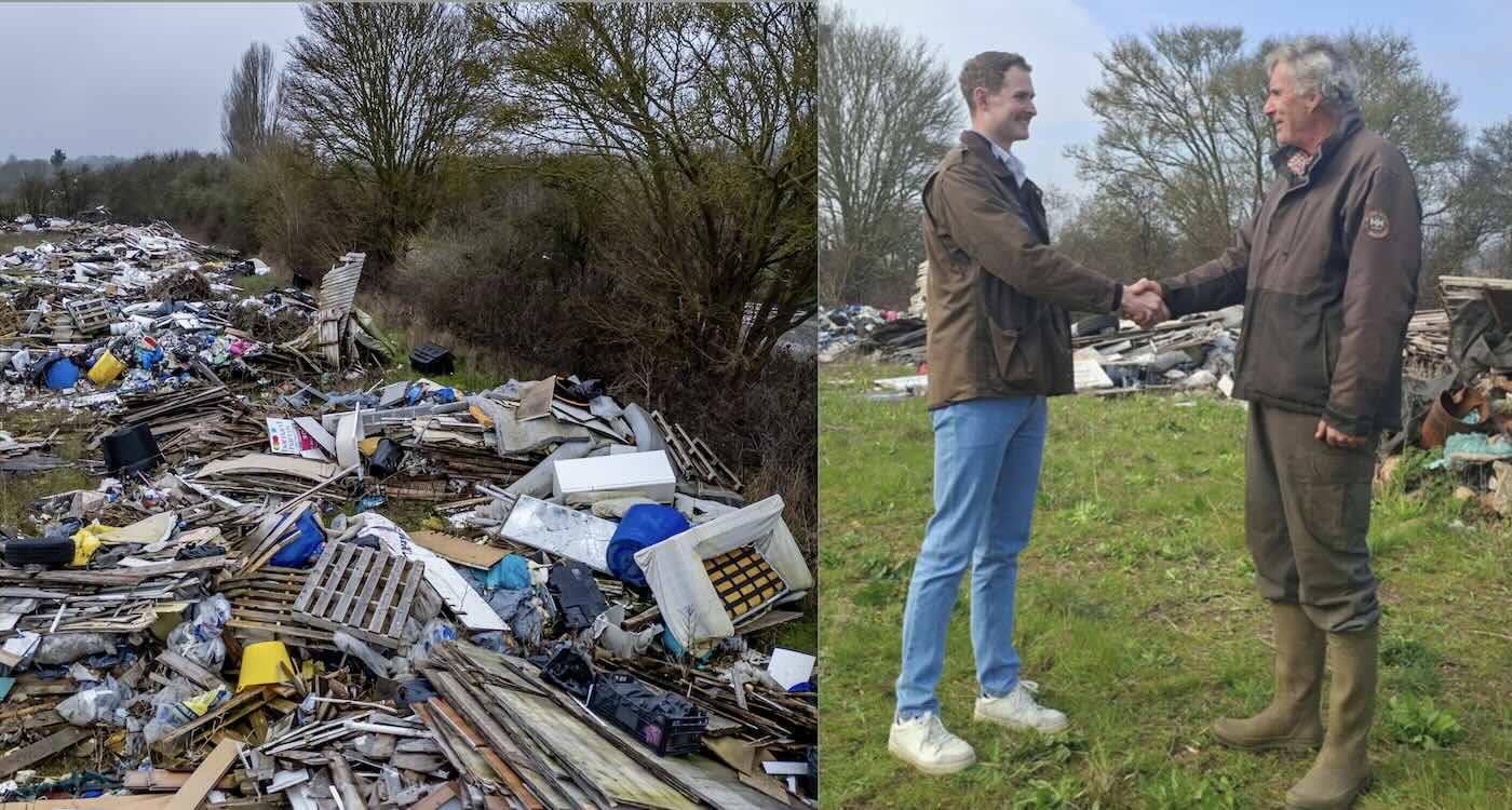 Farmer Saved From Ruin After Strangers Rally to Pay $40k to Remove Tons of Rubbish Dumped on His Land