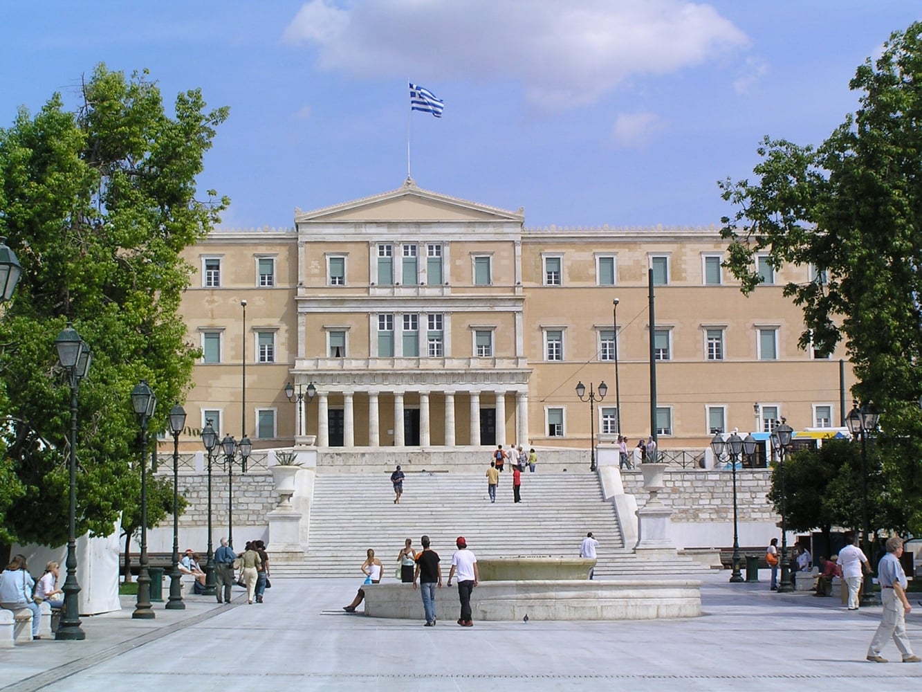 syntagma square greece greek parliament