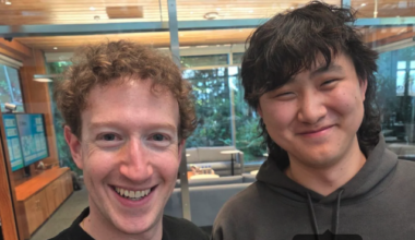 Mark Zuckerberg & Alexandr Wang of Meta. © Zuckerberg