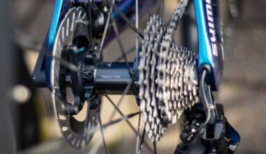 A prototype Dura-Ace wheel