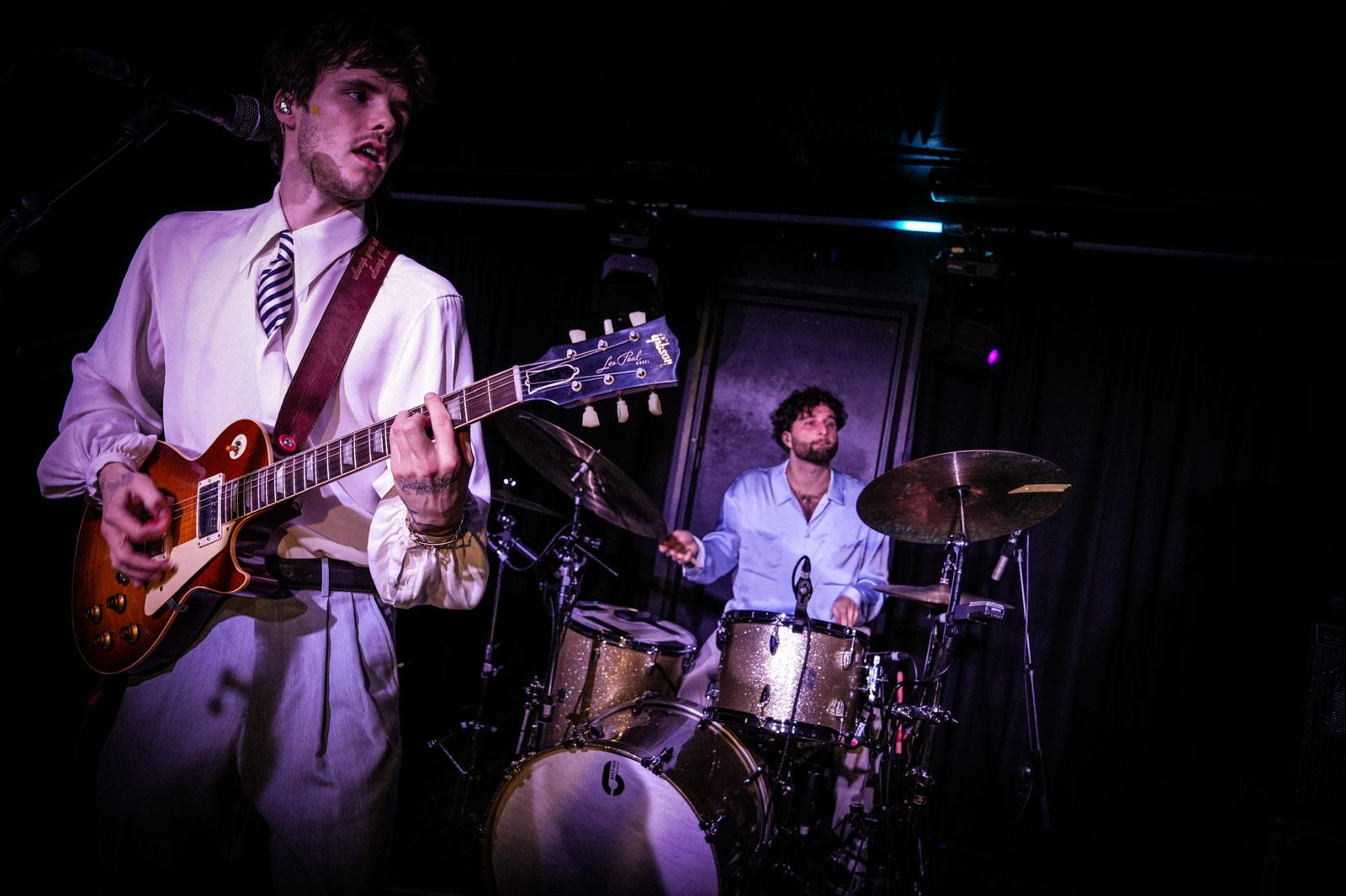 Cruz Beckham and The Breakers perform at the Courtyard Theatre, London