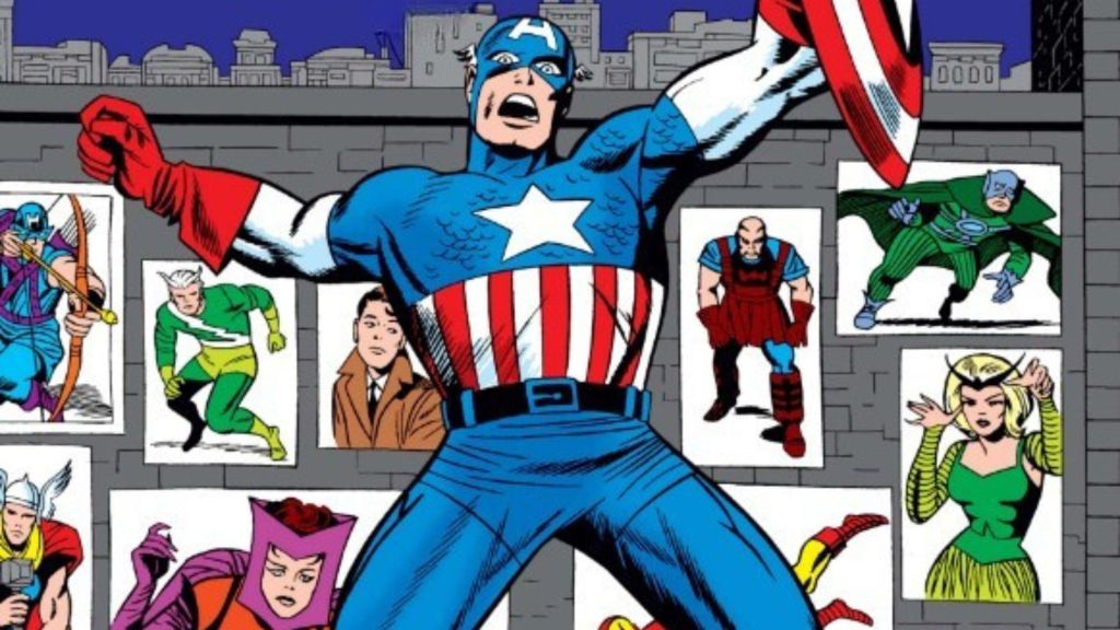 Captain America Avengers cover