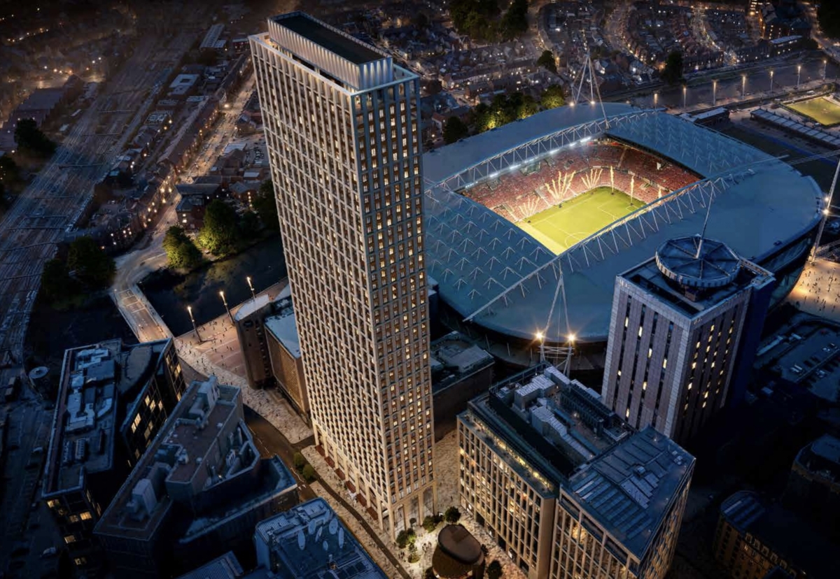 178m tower would surpass Swansea's 107m high Meridian tower, presently the tallest in Wales