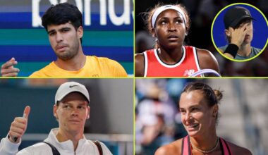 Alcaraz 'enjoying social life too much', Gauff overtakes Swiatek, Sinner makes history