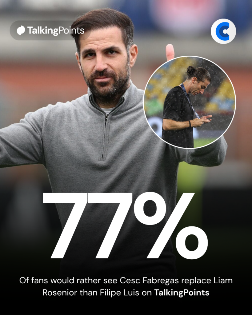 Cesc Fabregas and Filipe Luis