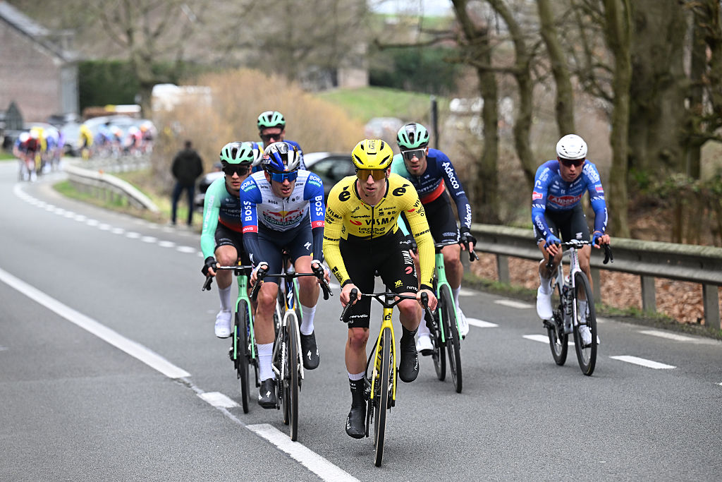 KUURNE, BELGIUM - MARCH 01 : during the 78th edition of Kuurne Brussel Kuurne an UCI ProSeries 1.Pro one day cycling road race for Men Elite of 194km with start in Kortrijk and finish in Kuurne on March 1, 2026 in Kuurne, Belgium, 01/03/2026 ( Motordriver Kenny Verfaillie - Photo by Tomas Sisk / Photonews