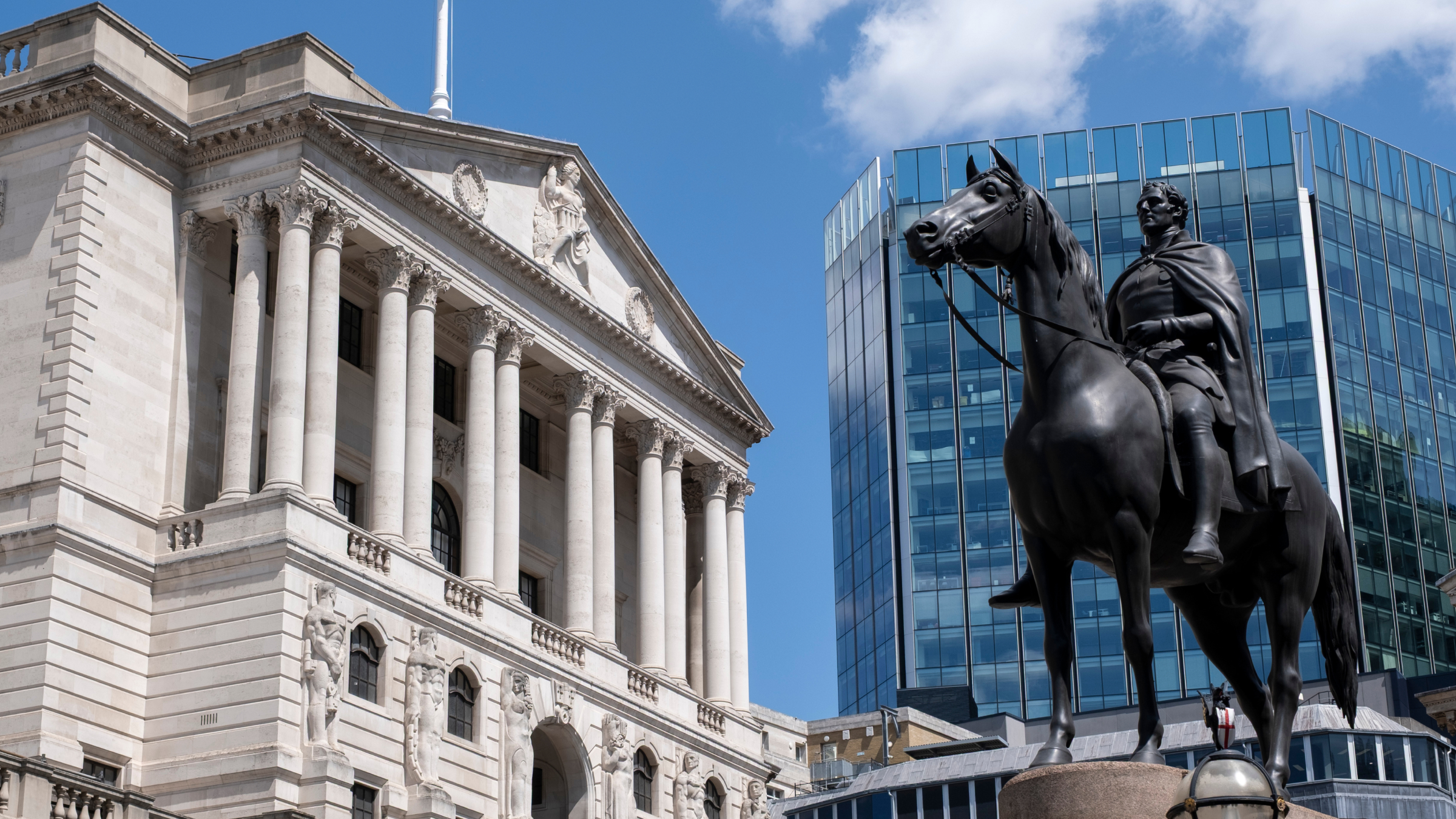 Bank of England in the City of London.
