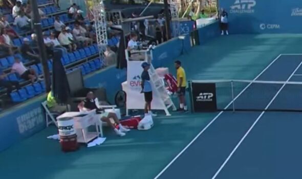 Damir Dzumhur Coleman Wong confrontation Damir Dzumhur Coleman Wong confrontation