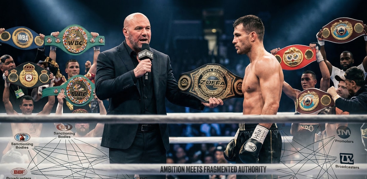 Image: Dana White sets one-belt boxing plan within current system