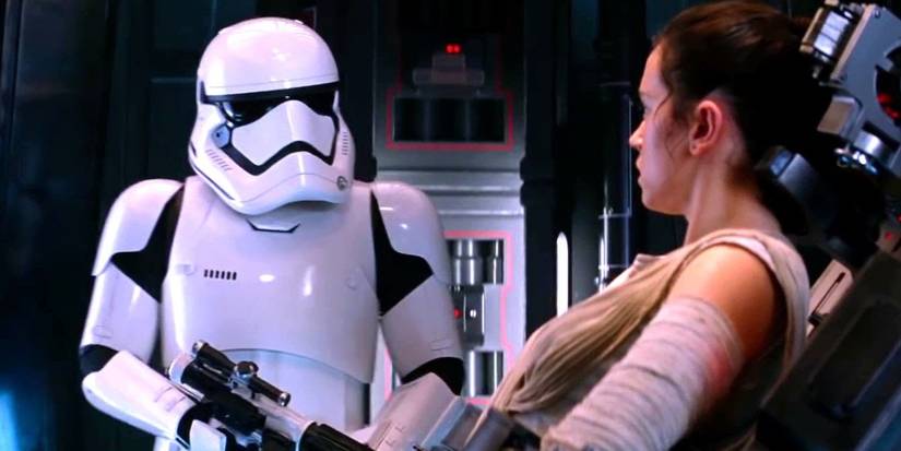 Daniel Craig as a stormtrooper in Star Wars The Force Awakens
