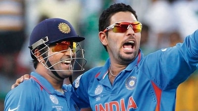 Yuvraj’s father, Yograj Singh, publicly criticised Dhoni, holding him responsible for his son’s exclusion from the Indian team. (X Image)