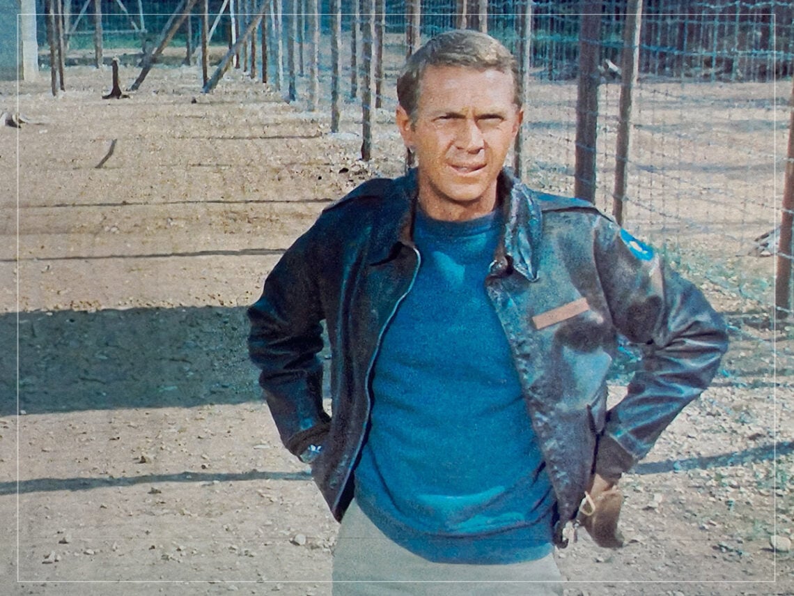 Did Steve McQueen actually jump the fence on a motorbike in 'The Great Escape'?