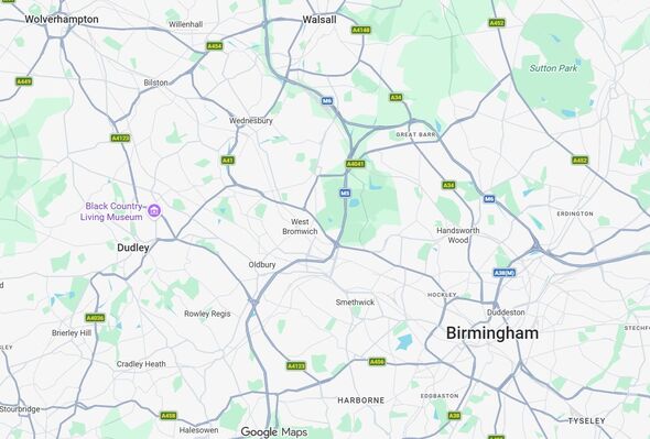 Wednesbury, Dudley, Walsall, Oldbury swallowed by Birmingham Wednesbury, Dudley, Walsall, Oldbury swallowed by Birmingham