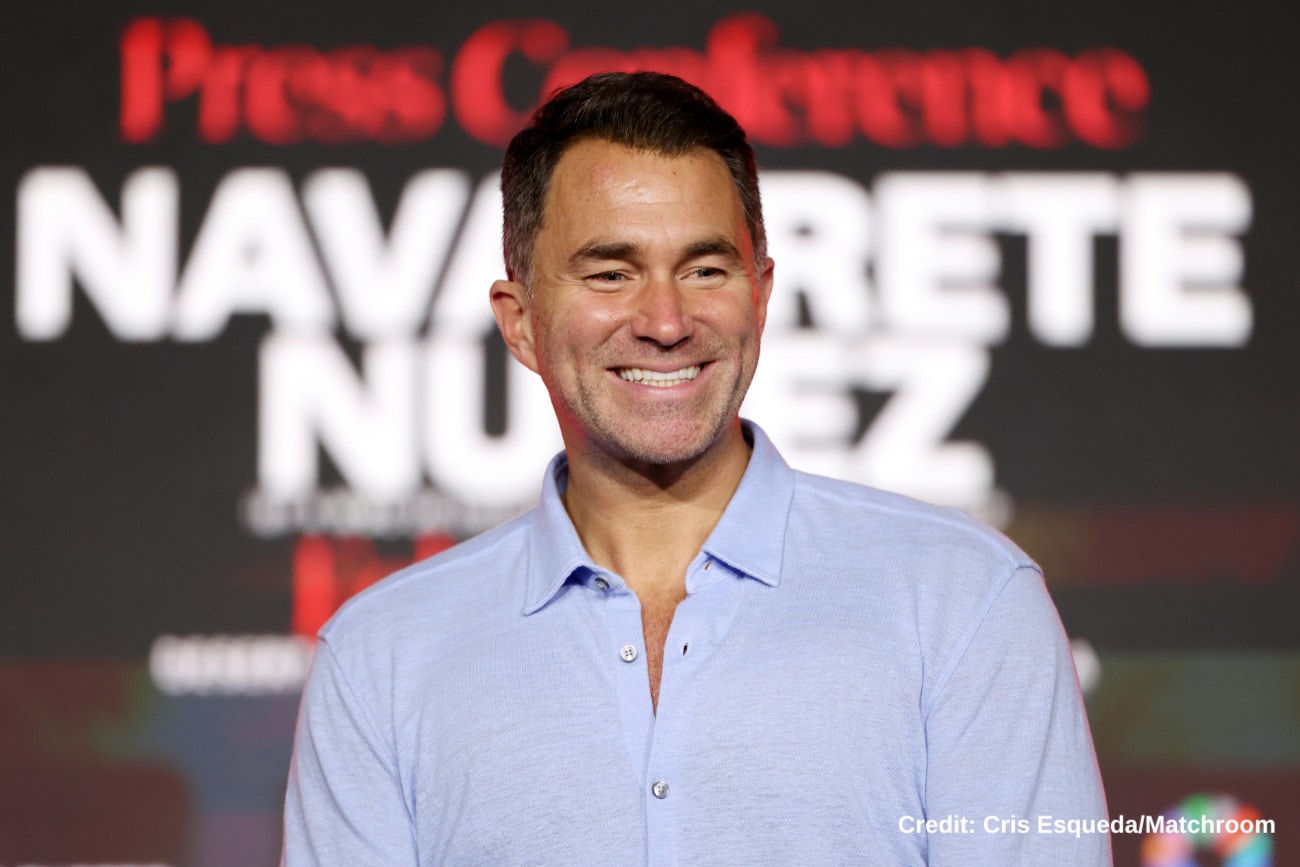 Eddie Hearn says Dana White is “spiraling” in boxing rivalry